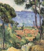 Paul Cezanne Vue sur I Estaque et le chateau d'lf china oil painting reproduction